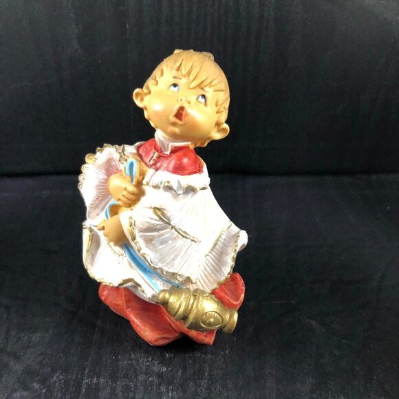 Vintage 3 Fontanini Simonetti Alter Choir Boys italy Figurines 1987 Christmas Ho - Picture 2 of 8